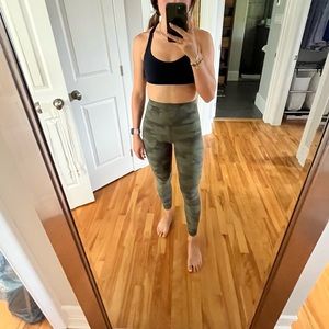 Lululemon Align 25” green Camo leggings